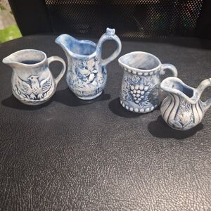 Duutar Mini Blue and White Ceramic Pitcher Set